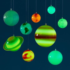 Ceiling Solar System Kit in Mobiles & Garlands | The Land of Nod