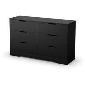 Trinity 6 Drawer Dresser - Pure Black | www.hayneedle.com