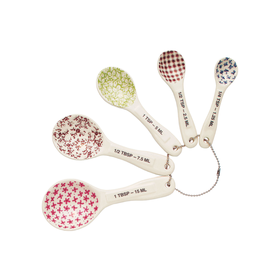 Patterned Measuring Spoons, Cooking Prep Tools