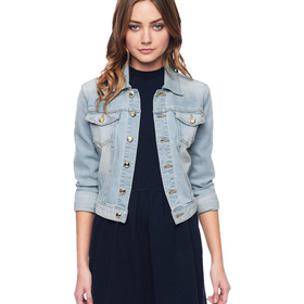 Bowery Wash Denim Jacket With La Patch by Juicy Couture,