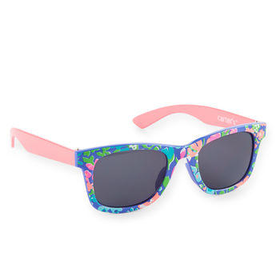Floral Wayfarer-Style Sunglasses