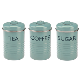 Summerhouse Canisters, Blue, Set of 3, Cooking Utensils & Holders