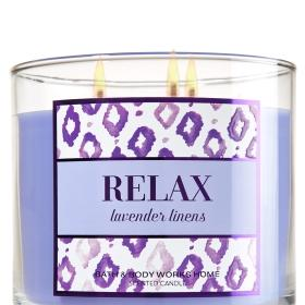 3-Wick Candle Relax - Lavender Linens