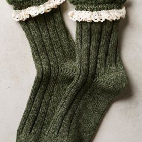 Marble & Lace Crew Socks by Pure + Good