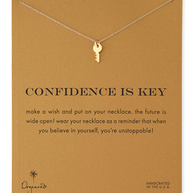 Gold-Dipped Confidence is Key Necklace - Dogeared - Gold