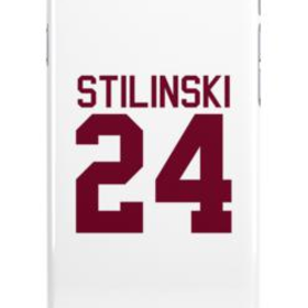 Stiles Stilinski's Jersey - maroon/red text