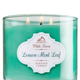 3-Wick Candle Lemon Mint Leaf