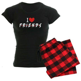 I heart Friends TV Show Pajamas on CafePress.com