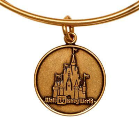Cinderella Castle Bangle by Alex and Ani - Walt Disney World - Gold