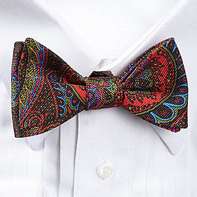 Ted Baker London Paisley Crazy Silk Bow Tie