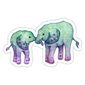 Baby Elephant Love