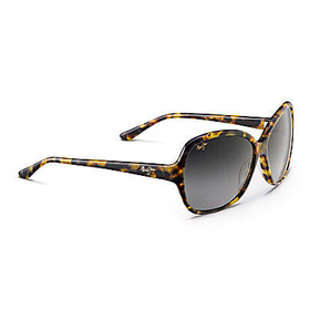 Maui Jim Maile Polarized Round Sunglasses - Toyko Tortoise