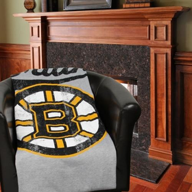 Boston Bruins 54" x 84" Sweatshirt Plush Blanket