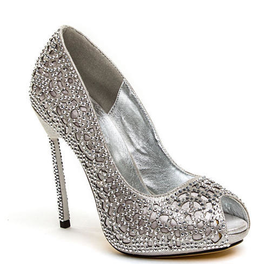 Prom Shoes - Lola Crystal Heels