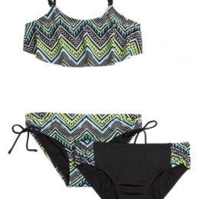 3 Piece Tribal Flounce Bikini Swimsuit | Girls Swimsuits Swim | Shop Justice