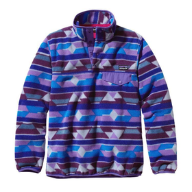 Patagonia Women's Synchilla? Recycled Fleece Lightweight Snap-T? Pullover | Tempest Purple