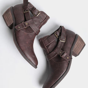 Jack Strapped Ankle Boots