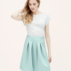 Petite Pleated Lady Skirt | LOFT