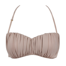 Pleated Bustier Top