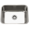 Houzer Undermount Stainless Steel Single Bowl Kitchen Sink, 18 Gauge