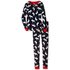 Hatley Little Boys' Henley Pajama Set -Blue Moose