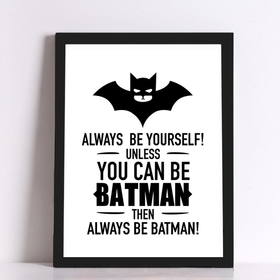 Aliexpress.com : Buy Batman Quote Canvas Art Print Poster, Wall Pictures for Home Decoration, Frame 