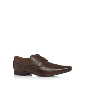 The Collection Chocolate wingtip shoes