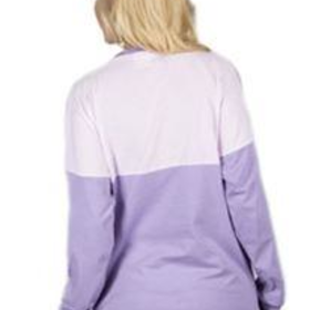 Lauren James Beachcomber Seersucker Jersey Pullover in Lavender