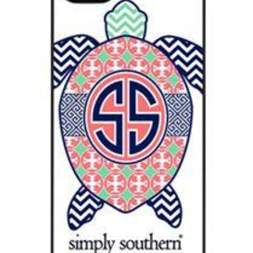 Simply Southern Preppy Phone Case for iPhone 5 in White Turtle