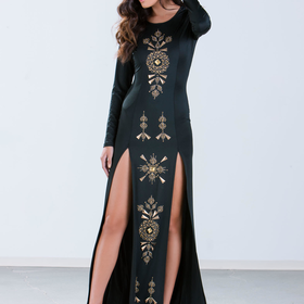 Kendall Double Slit Maxi Dress