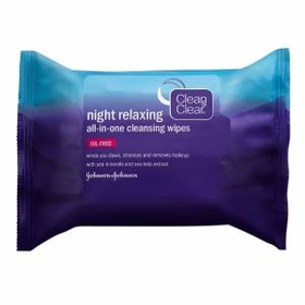 Clean & Clear Night Relaxing All-In-One Cleansing Wipes