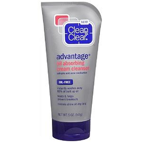 Clean & Clear Advantage Oil-Absorbing Cream Cleanser