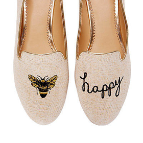 Women's Flats - Bee Happy Smoking Slipper | C. Wonder