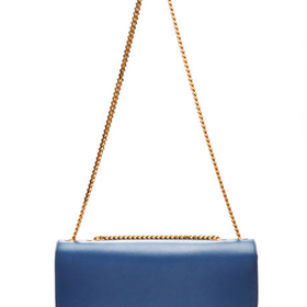 Marc Jacobs Big Box Leather Trouble Bag in Blue Blue
