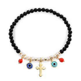 Bling Jewelry Eye Pray Bracelet