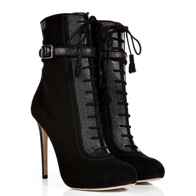 Paul Andrew - Malborough Suede Lace Up Bootie