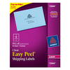 Avery Clear Easy Peel Shipping Labels for Laser Printers, 3.33 x 4...