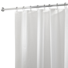 InterDesign Mildew-Free PEVA 3 Gauge Shower Liner, 72 x 72, White